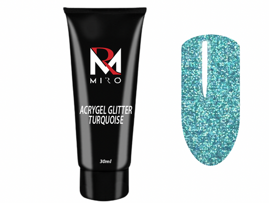 Acrygel glitter turquoise 30ml